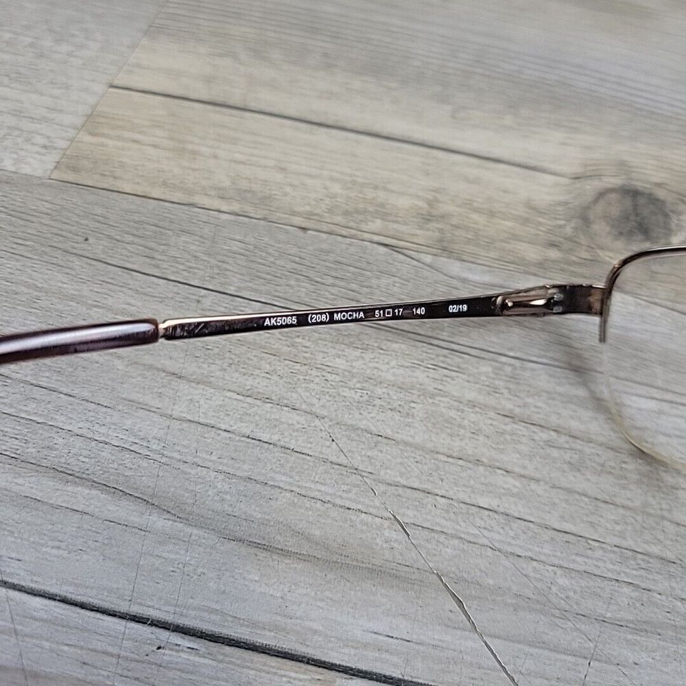 Anne Klein AK5065 (208 )Mocha Eyeglasses‎ 51-17-140 FRAMES ONLY - Picture 6 of 13